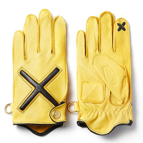 XDeer Leather Gloves X SMART TOUCH (DEER/Yellow)