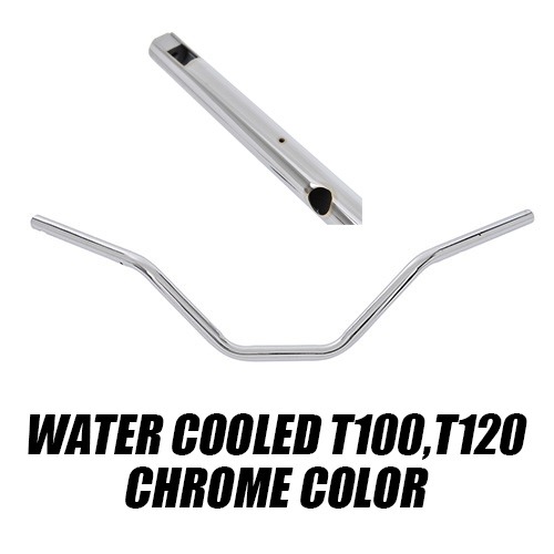 Tracker UP HANDLEBAR chrome(1inch , TRIUMPH WATER COOLED T100,t120)