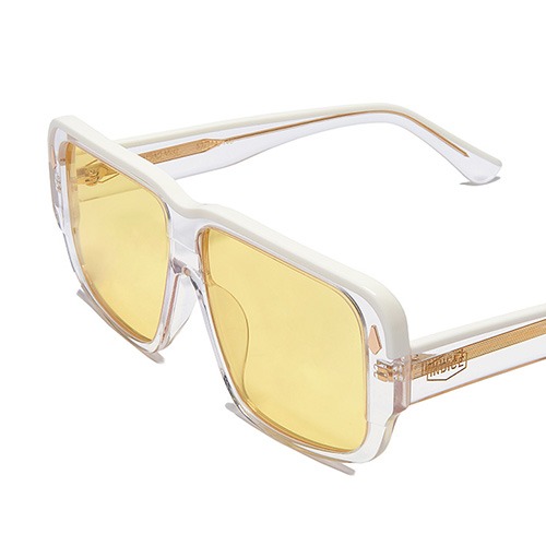 G-278 Sunglesses WIDE (Yellow/CLEAR)