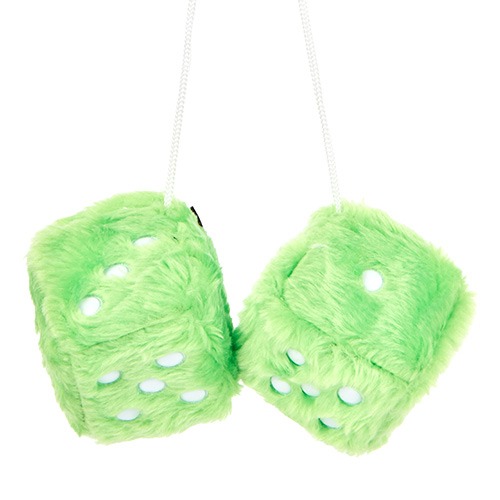Fuzzy Dice Mobile 2.0 (Light green)