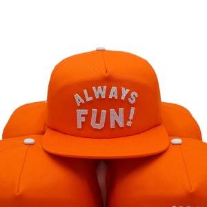 Always Fun Classic CAP(COTTON/ORANGE)