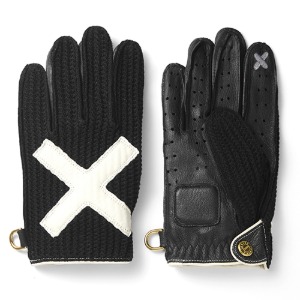 Summer Knit X ALL BLACK Gloves X SMART TOUCH (DEER/KNIT/BLACK)