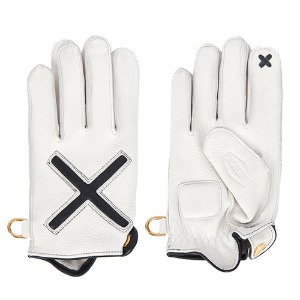 XDeer Leather Gloves X SMART TOUCH_White Edition (DEER/White)