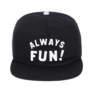 Always Fun Classic CAP(COTTON/BLACK)