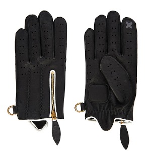Cheeky Zipper Gloves X SMART TOUCH (DEER/BLACK)