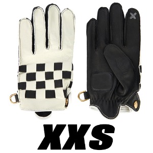 Intre Checkered Deer Leather Gloves X SMART TOUCH_XXS Edition(DEER/BLACK)