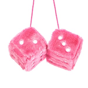 Fuzzy Dice Mobile 2.0 (pink)