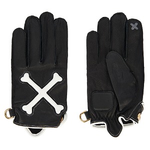 XkullDeer Leather Gloves X SMART TOUCH  (DEER/Black)